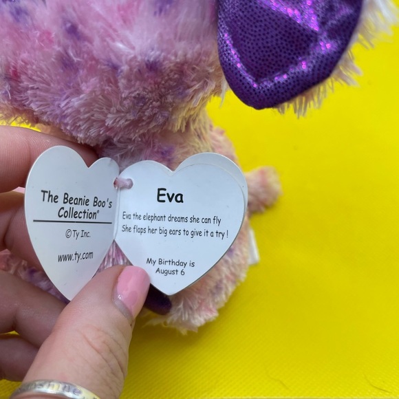 Eva The Elephant Ty Beanie Boo NWT - Picture 6 of 6
